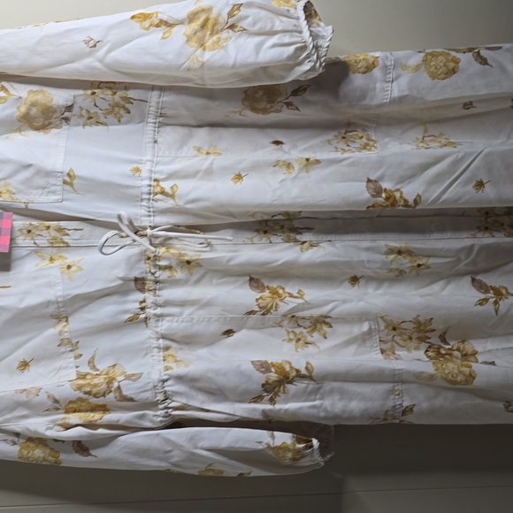 Women's Floral Long Sleeve Uility Midi Shirt Dress Woolrich x Target XL - Picture 4 of 15